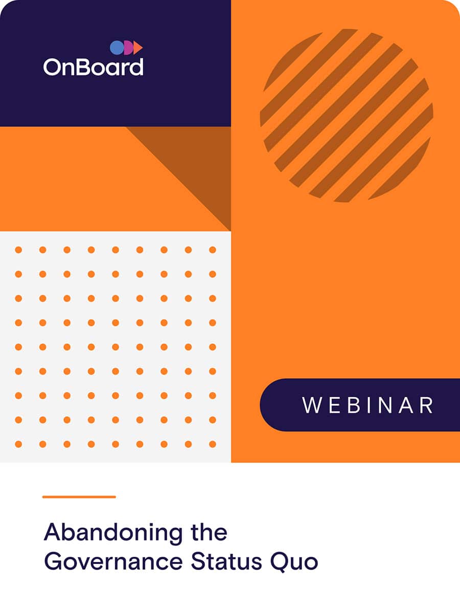 Abandoning the Governance Status Quo