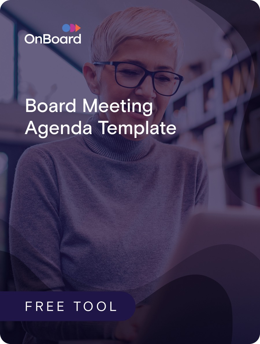 Board Meeting Agenda Template