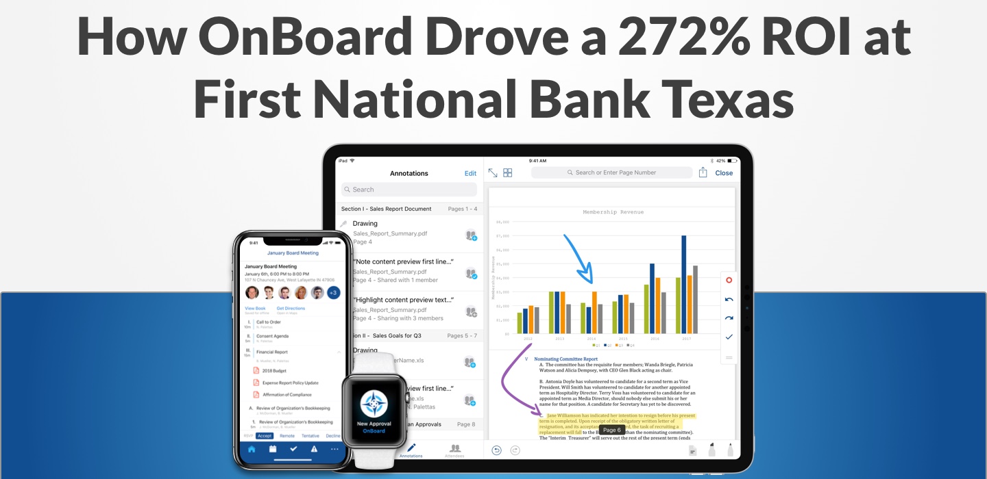 Proven ROI of Board Portal Technology