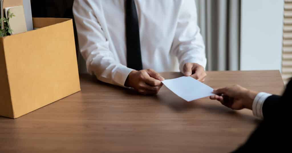 Board resignation letter