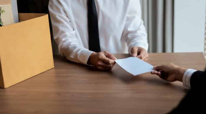 Board resignation letter