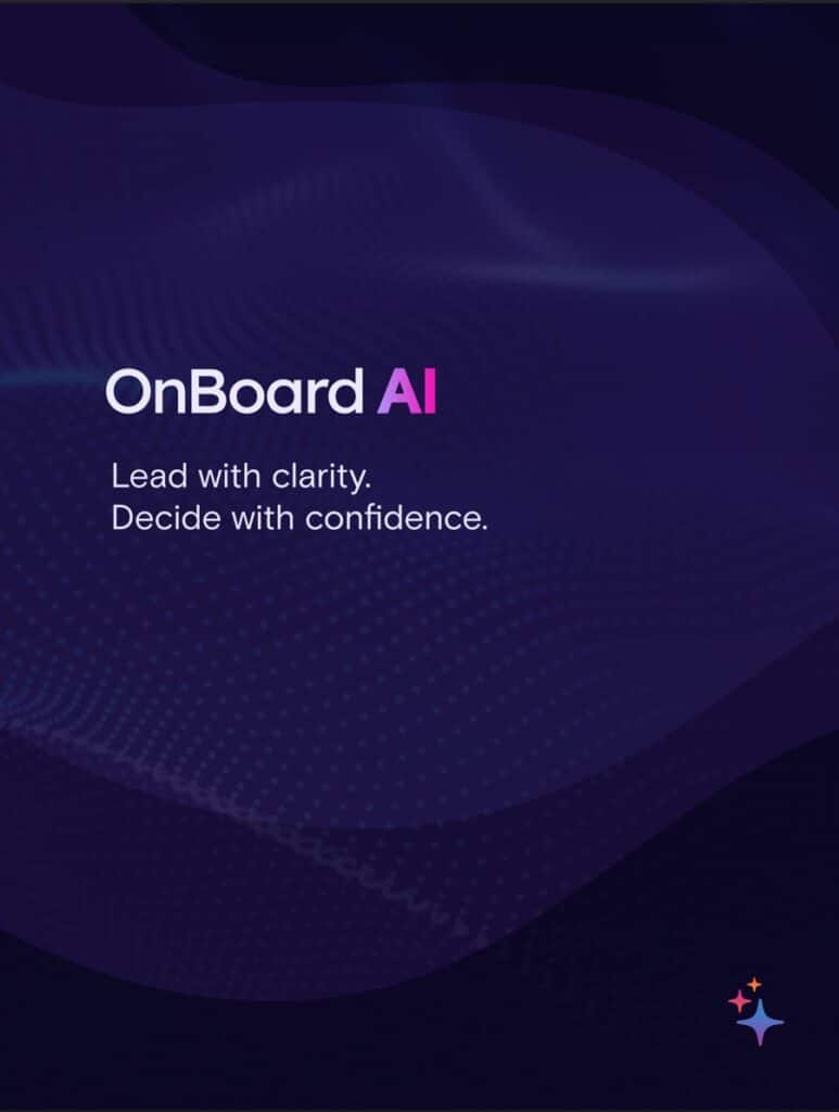 OnBoard AI Brochure Cover Art