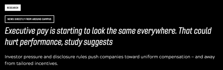 Executive pay trends